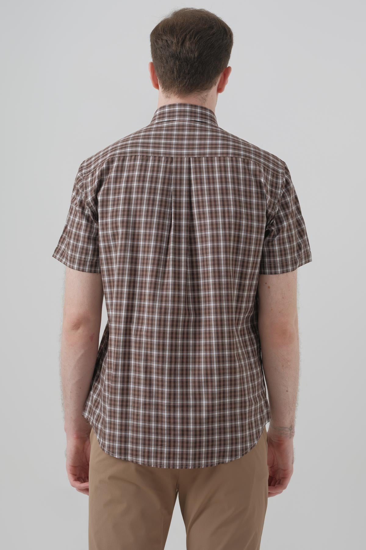 Camisa Classic Hombre Café