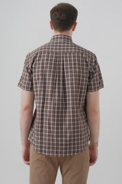 Camisa Classic Hombre Café
