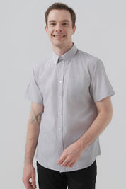 Camisa Classic Hombre Gris