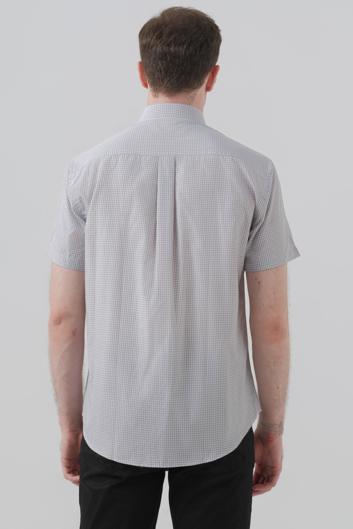 Camisa Classic Hombre Gris