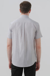 Camisa Classic Hombre Gris