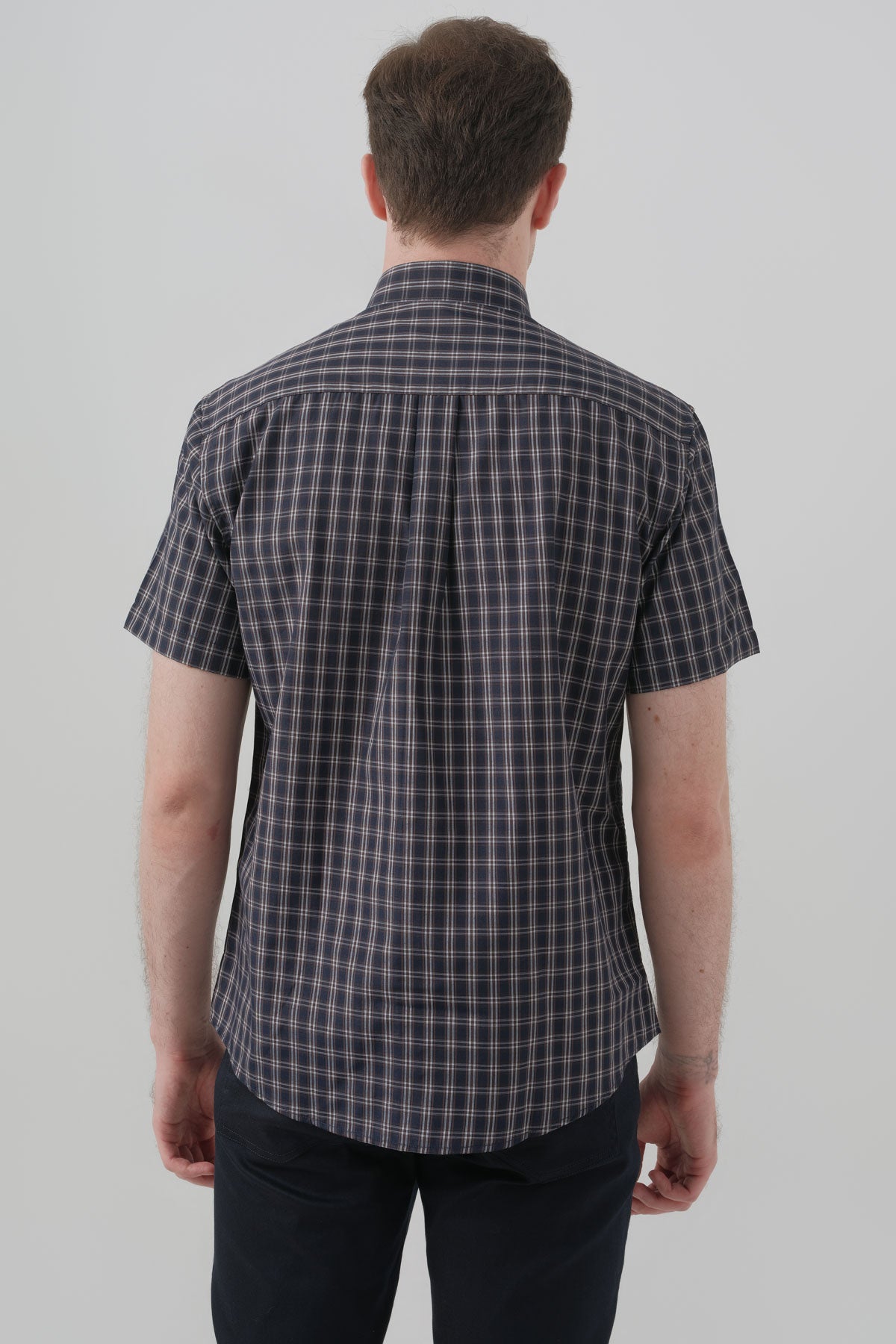 Camisa Classic Hombre Azul Oscuro