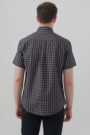 Camisa Classic Hombre Azul Oscuro