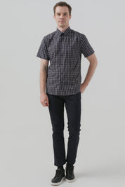 Camisa Classic Hombre Azul Oscuro