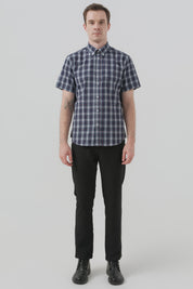Camisa Classic Hombre Azul