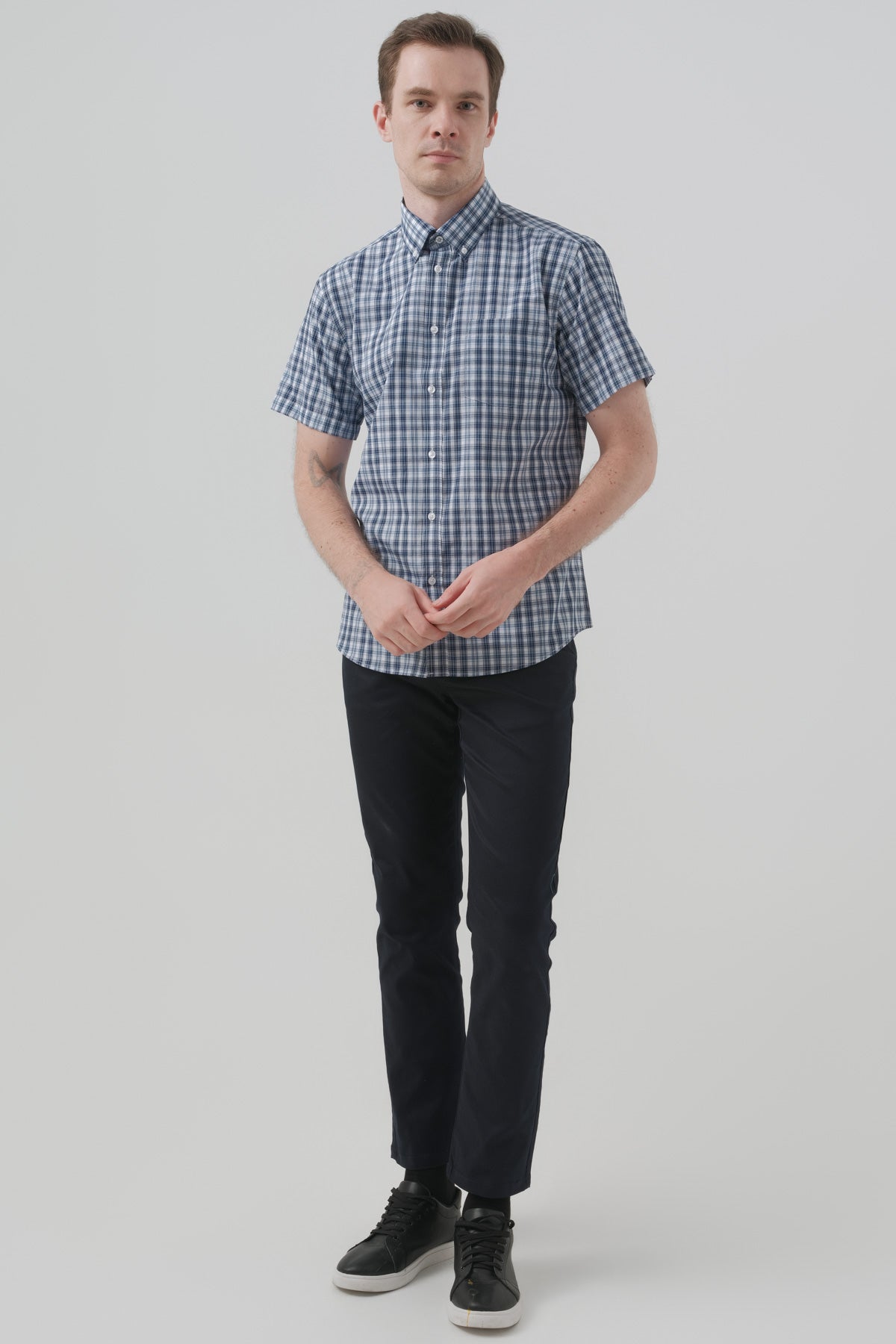 Camisa Classic Hombre Azulino