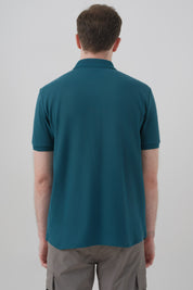 Polera Hombre Regular Petroleo