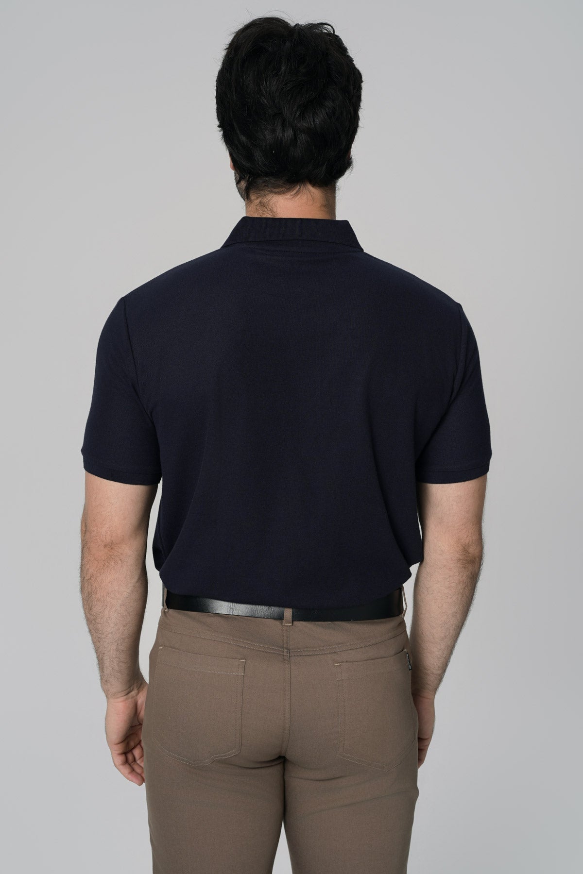 Polera Regular Hombre Azul Marino