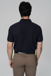 Polera Regular Hombre Azul Marino
