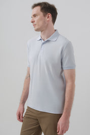 Polera Hombre Regular Celeste