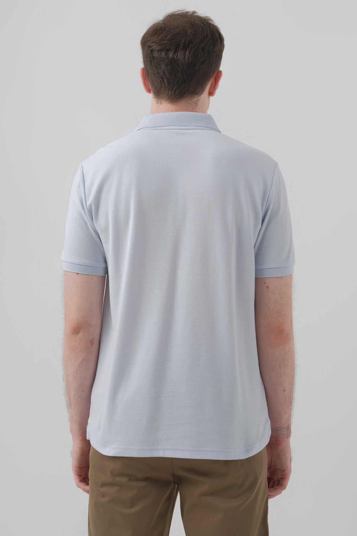 Polera Hombre Regular Celeste