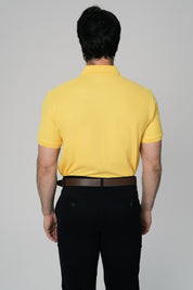 Polera Regular Hombre Amarillo