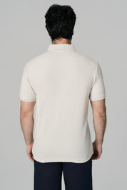 Polera Regular Hombre Beige