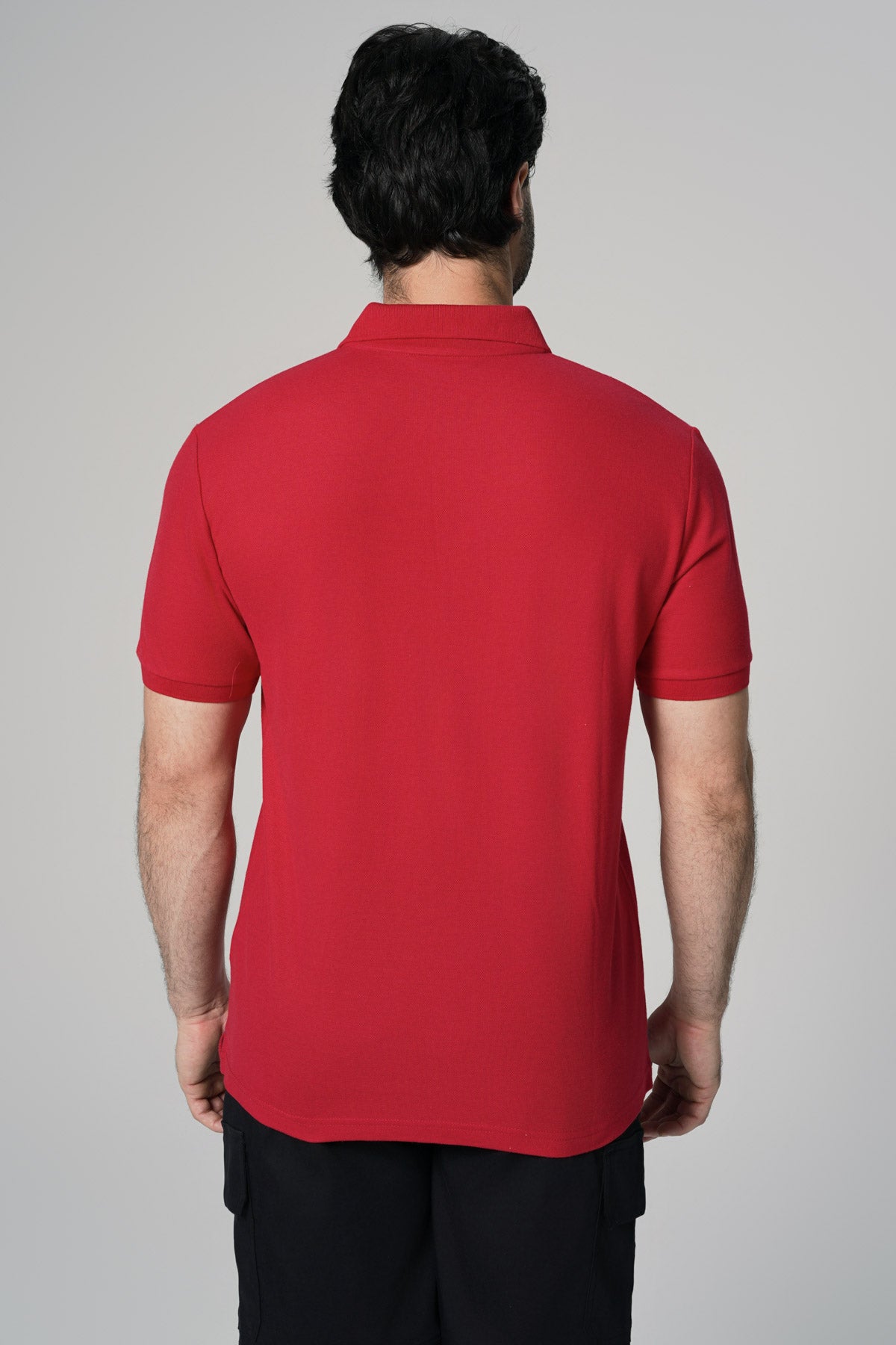 Polera Regular Hombre Rojo