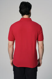 Polera Regular Hombre Rojo