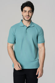 Polera Regular Hombre Azul
