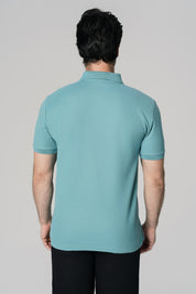 Polera Regular Hombre Azul
