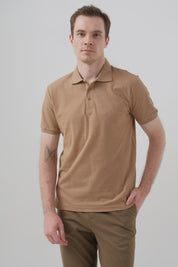 Polera Hombre Regular Beige