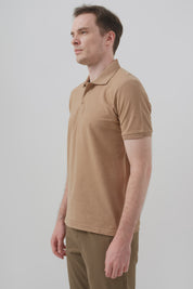 Polera Hombre Regular Beige