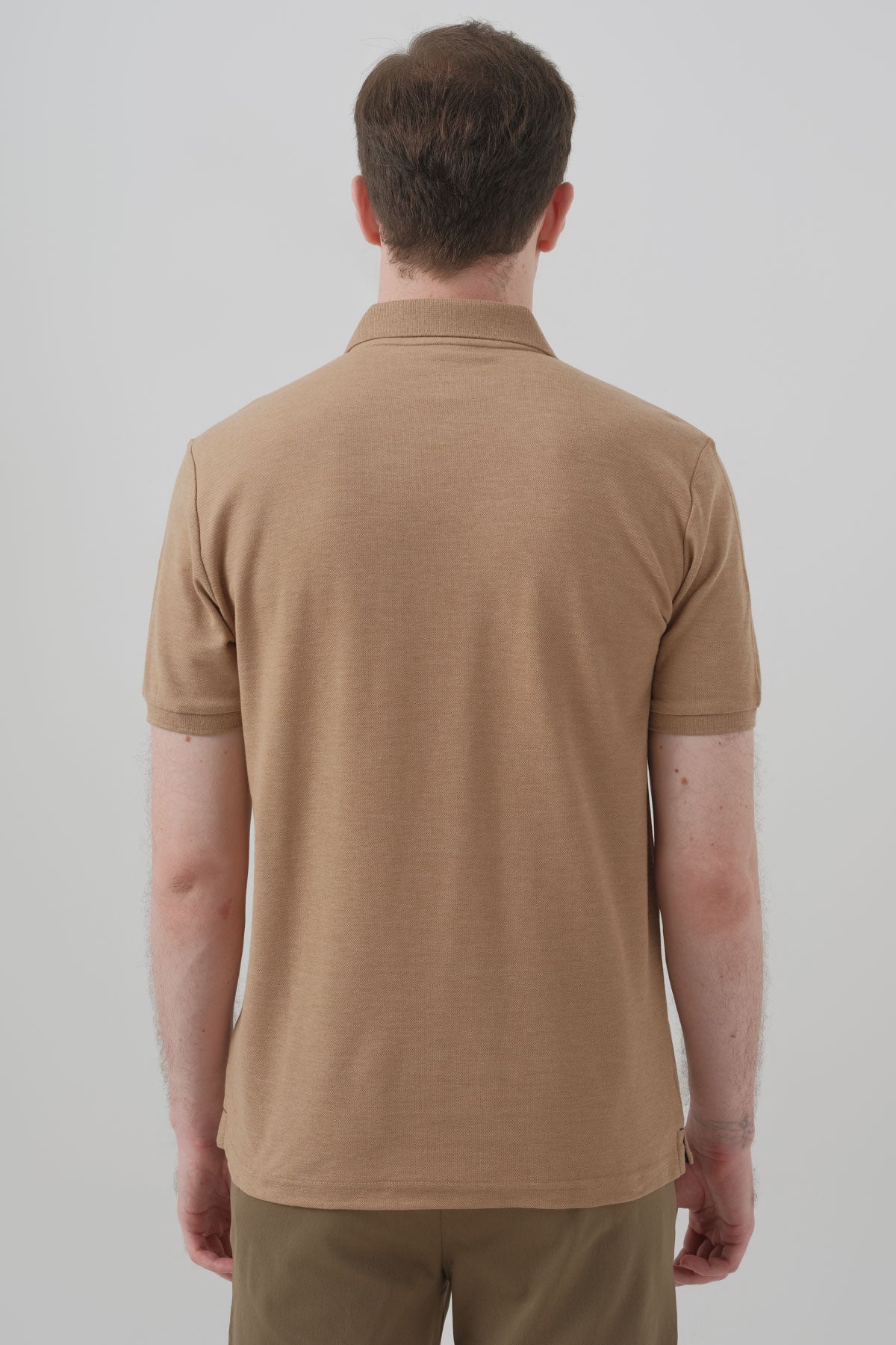 Polera Hombre Regular Beige