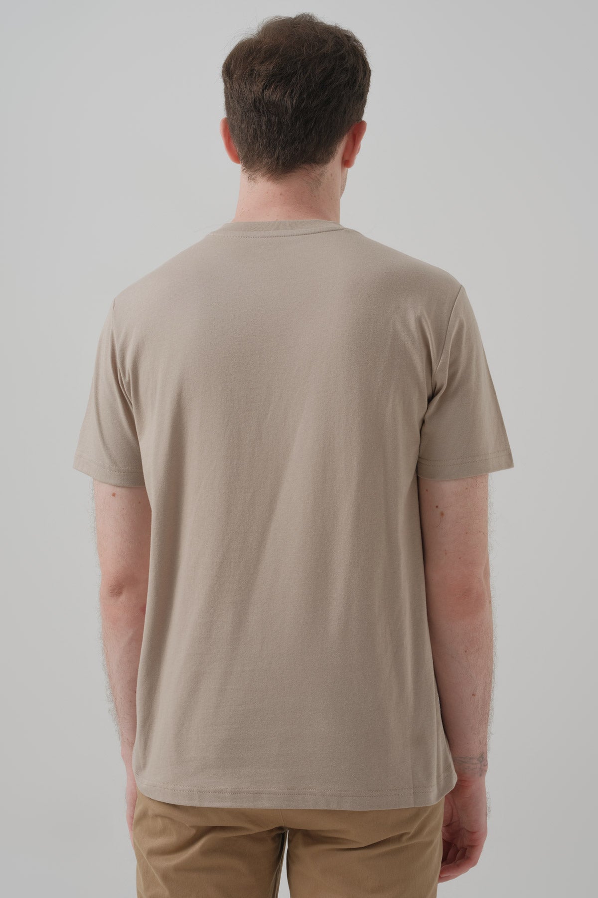 Polera Hombre Regular Beige