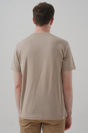 Polera Hombre Regular Beige