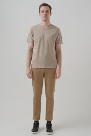 Polera Hombre Regular Beige