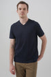 Polera Hombre Regular Azul Marino