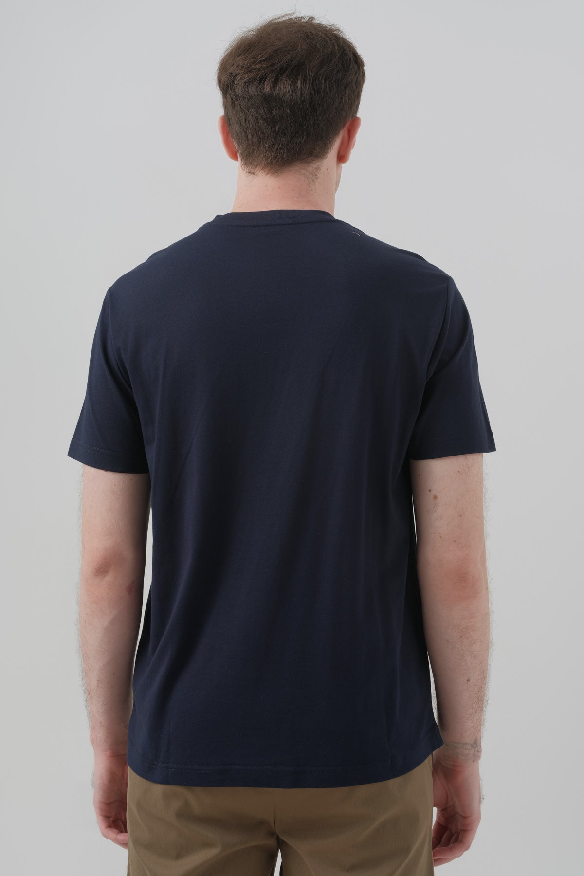Polera Hombre Regular Azul Marino