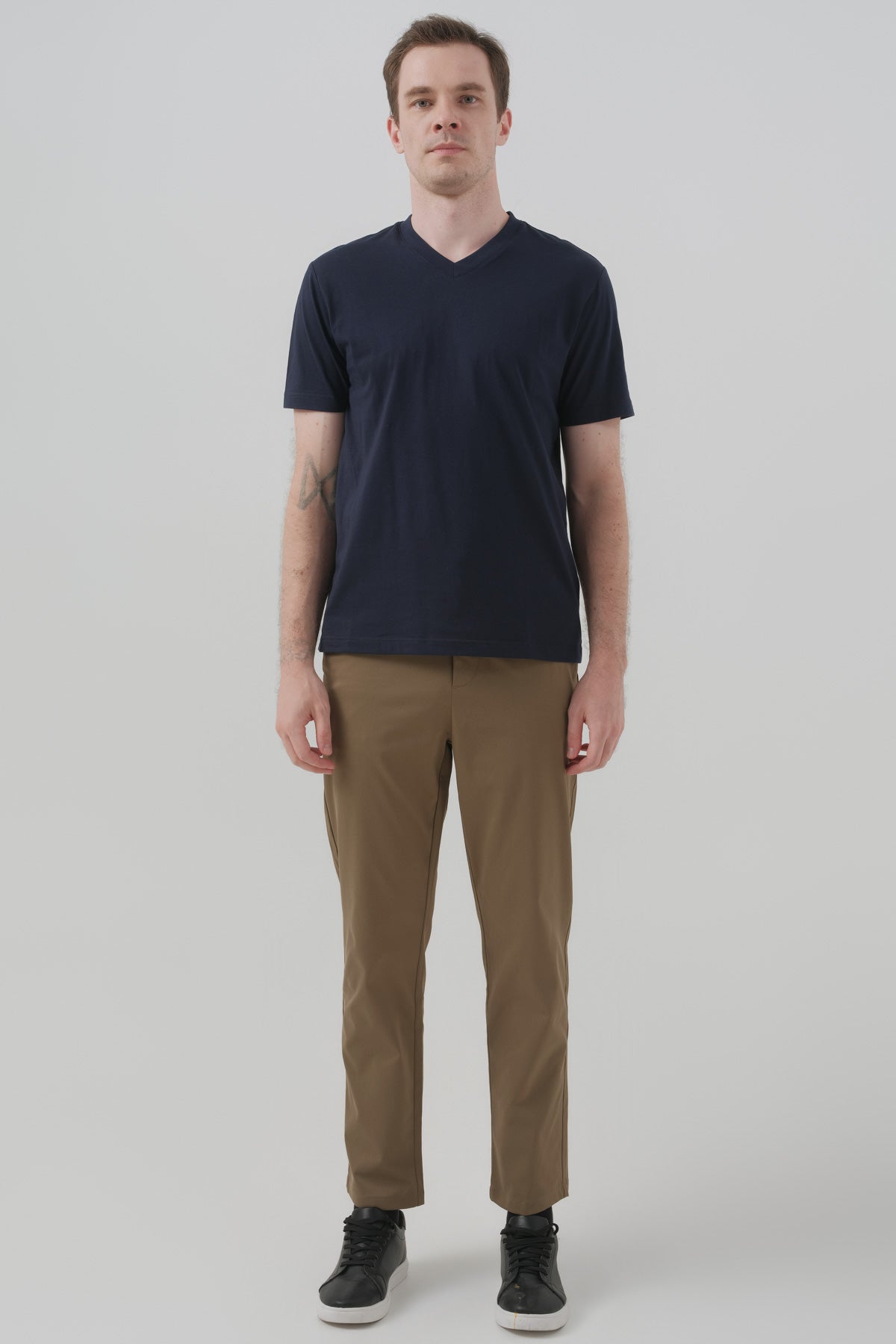 Polera Hombre Regular Azul Marino