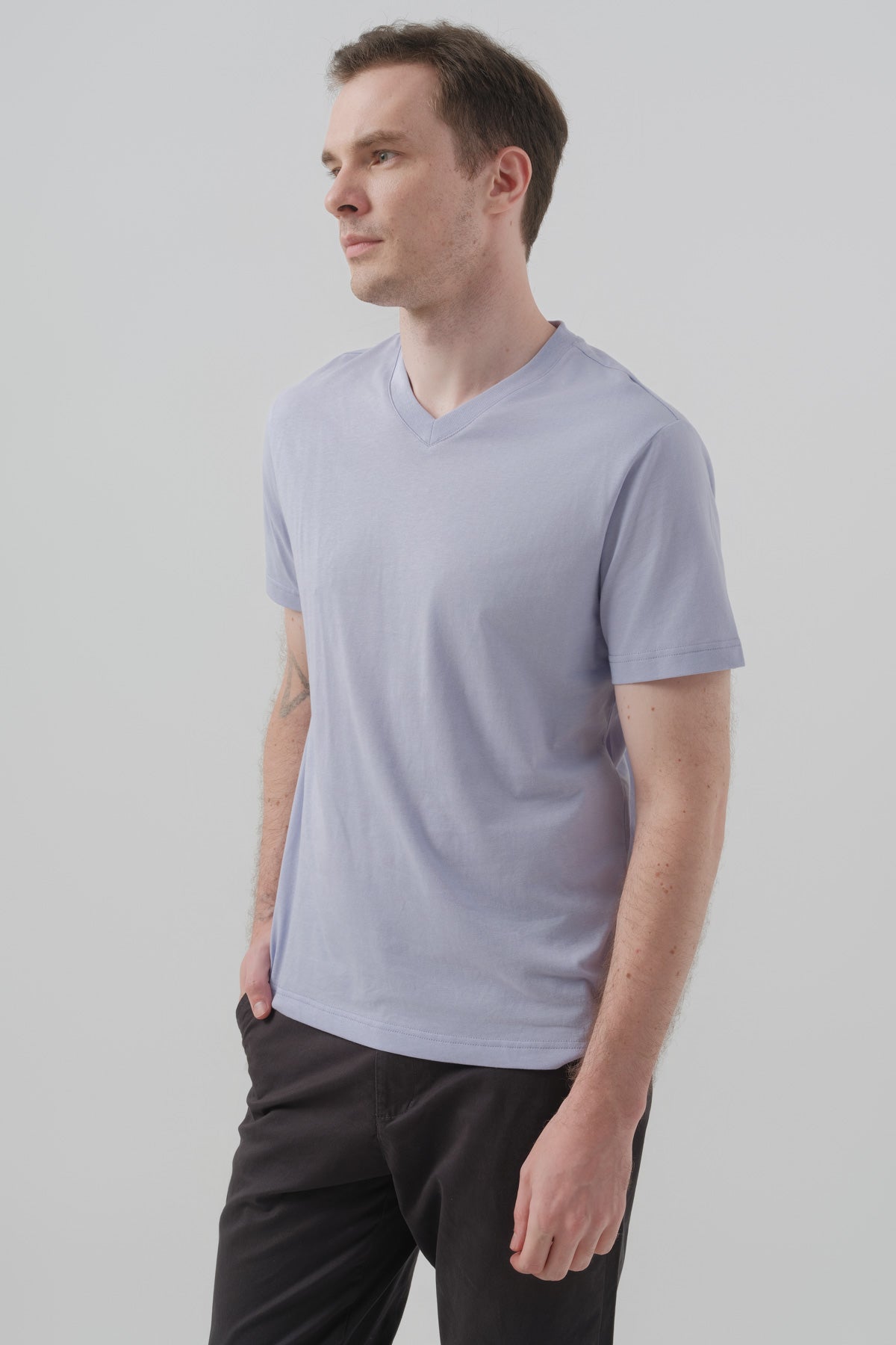 Polera Hombre Regular Lila