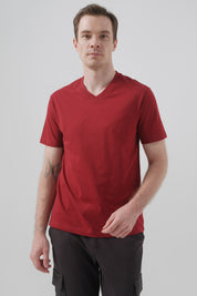 Polera Hombre Regular Burdeo