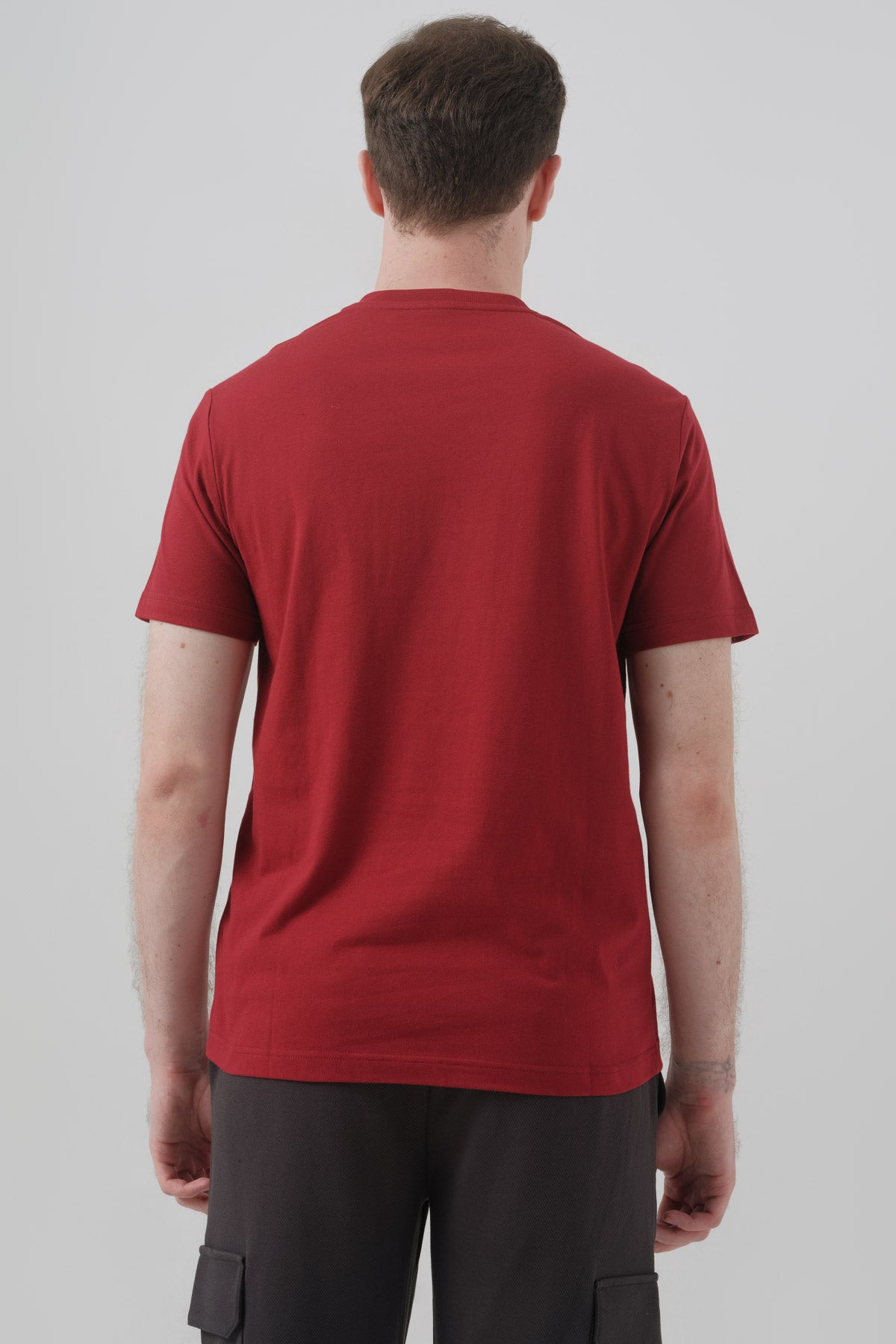 Polera Hombre Regular Burdeo