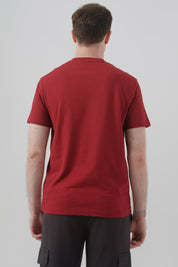 Polera Hombre Regular Burdeo
