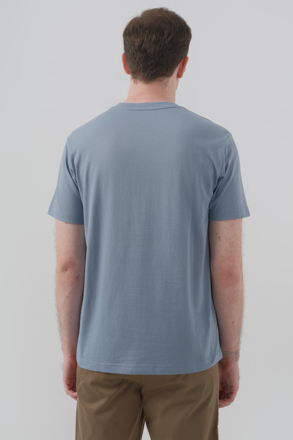 Polera Hombre Regular Celeste