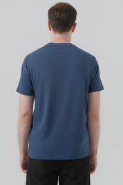 Polera Hombre Regular Azul
