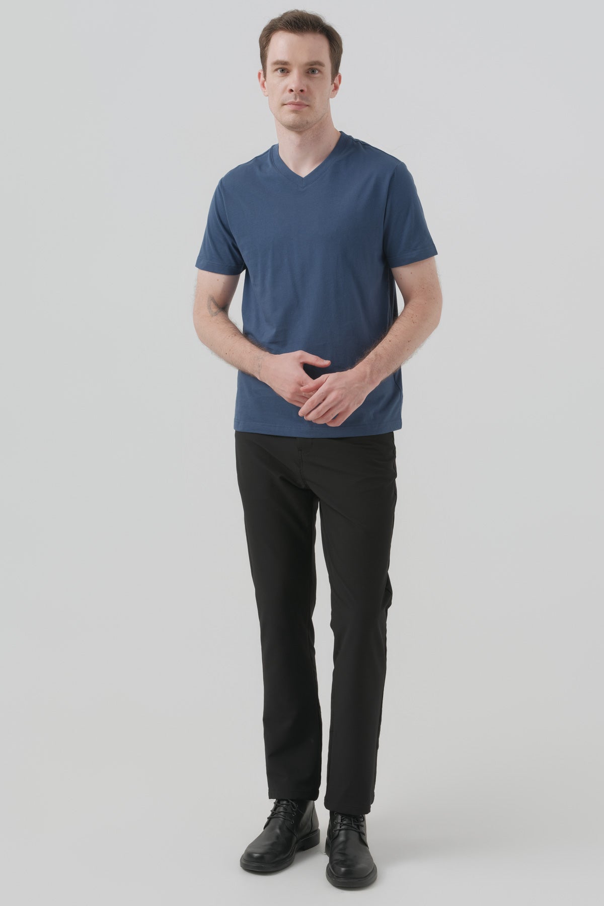 Polera Hombre Regular Azul