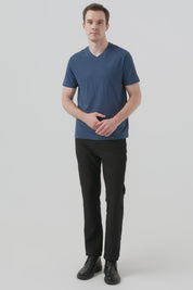 Polera Hombre Regular Azul