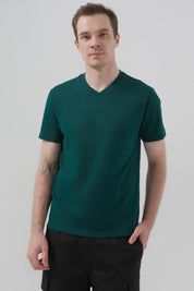 Polera Hombre Regular Turquesa