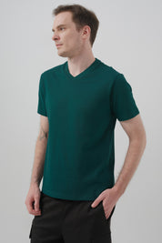 Polera Hombre Regular Turquesa