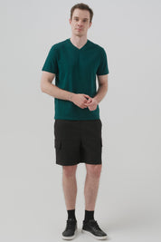 Polera Hombre Regular Turquesa