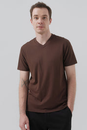 Polera Hombre Regular Café
