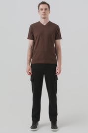 Polera Hombre Regular Café