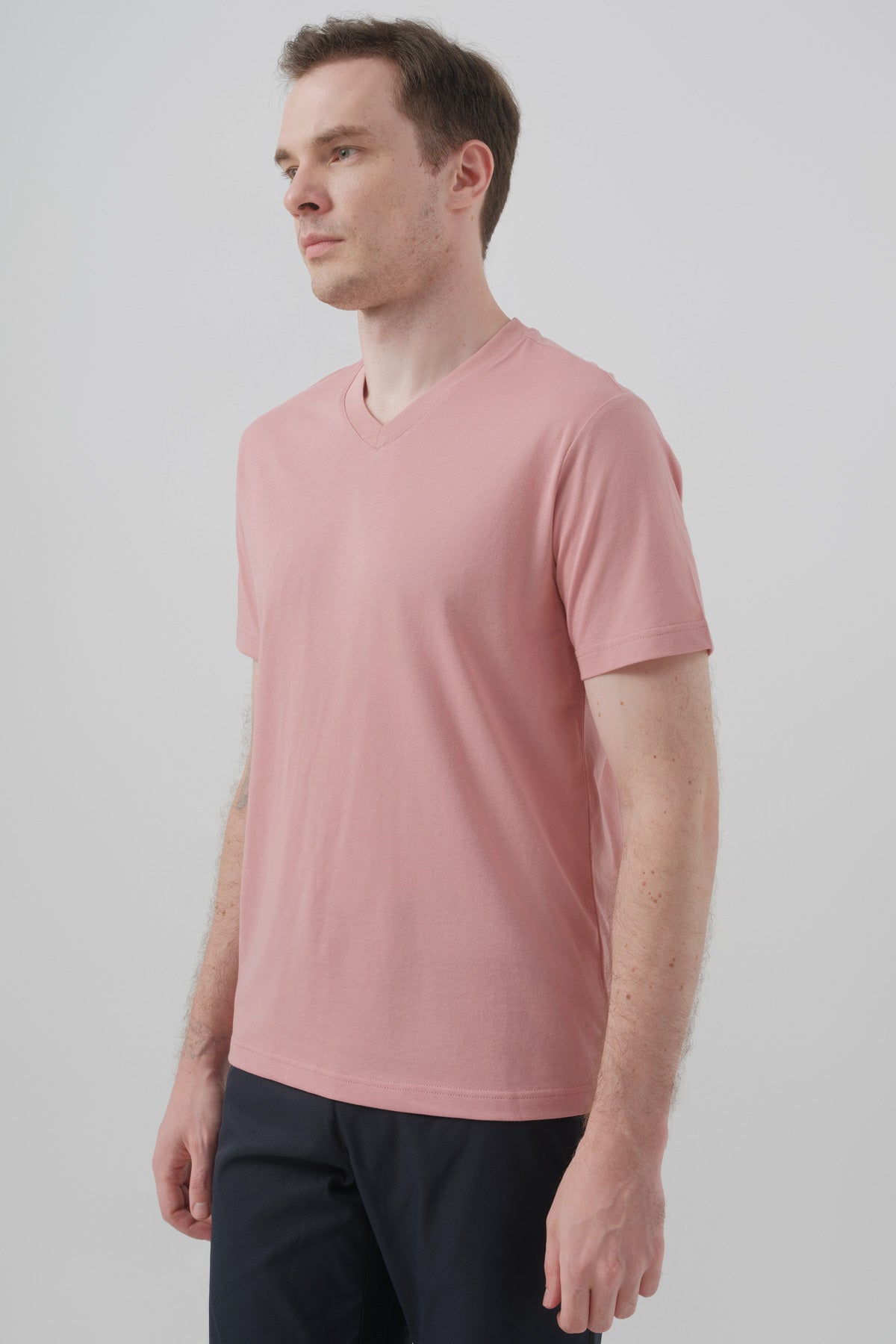 Polera Hombre Regular Rosado