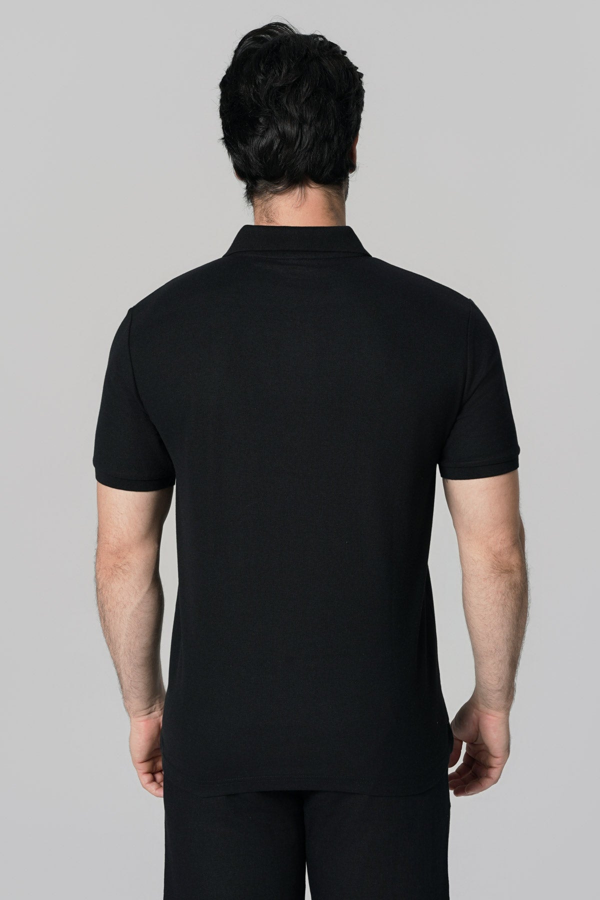 Polera Regular Hombre Negro