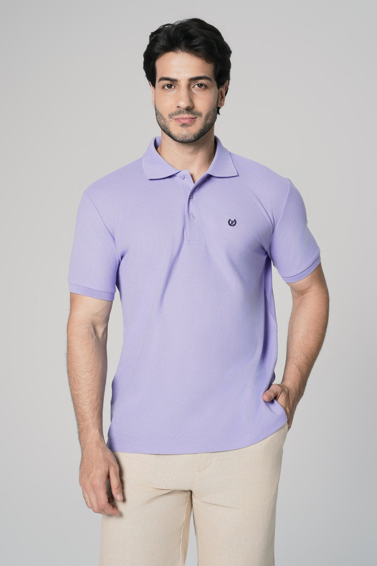 Polera Regular Hombre Lila