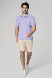 Polera Regular Hombre Lila