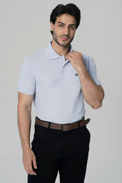 Polera Regular Hombre Celeste