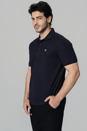 Polera Regular Hombre Azul Marino