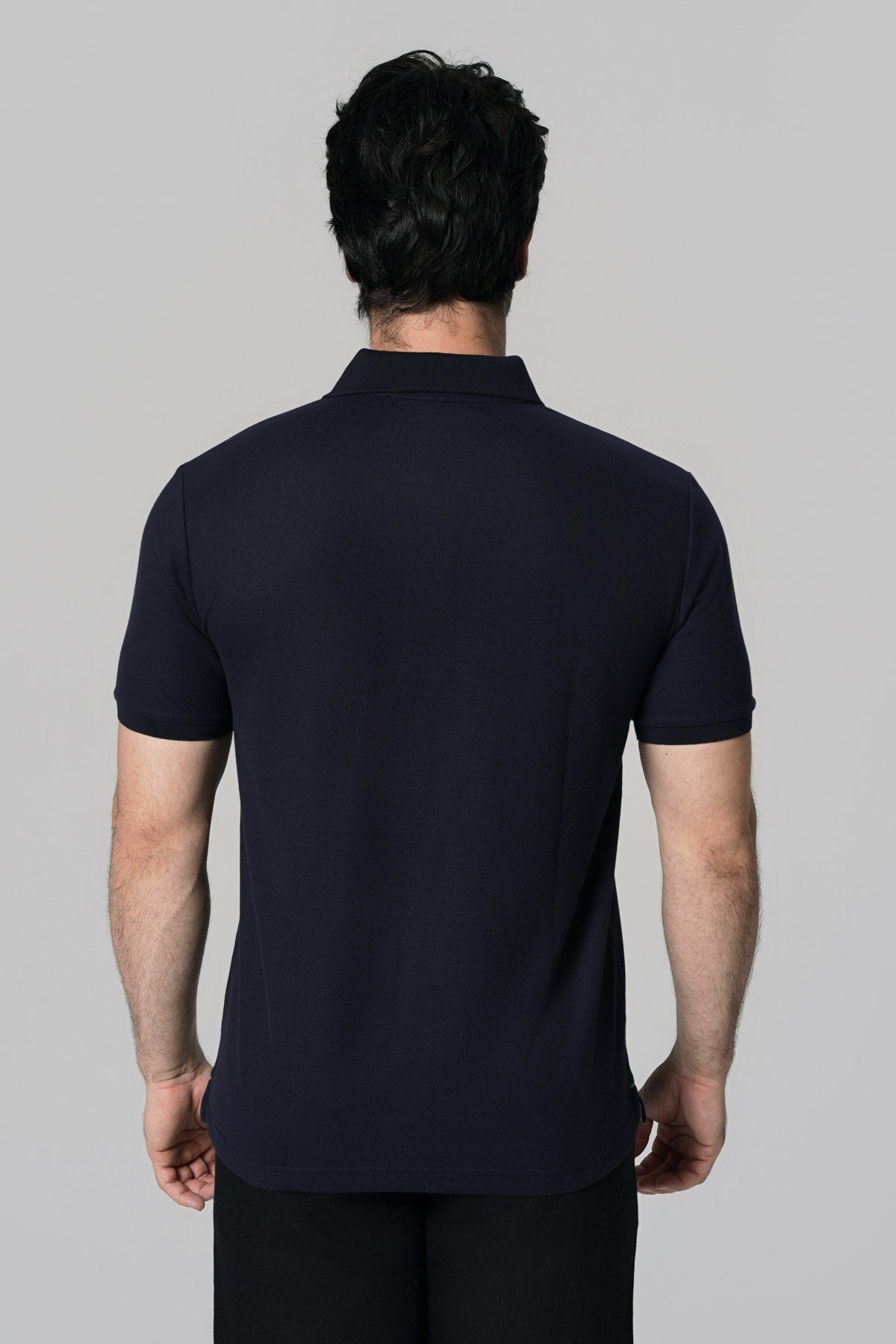 Polera Regular Hombre Azul Marino